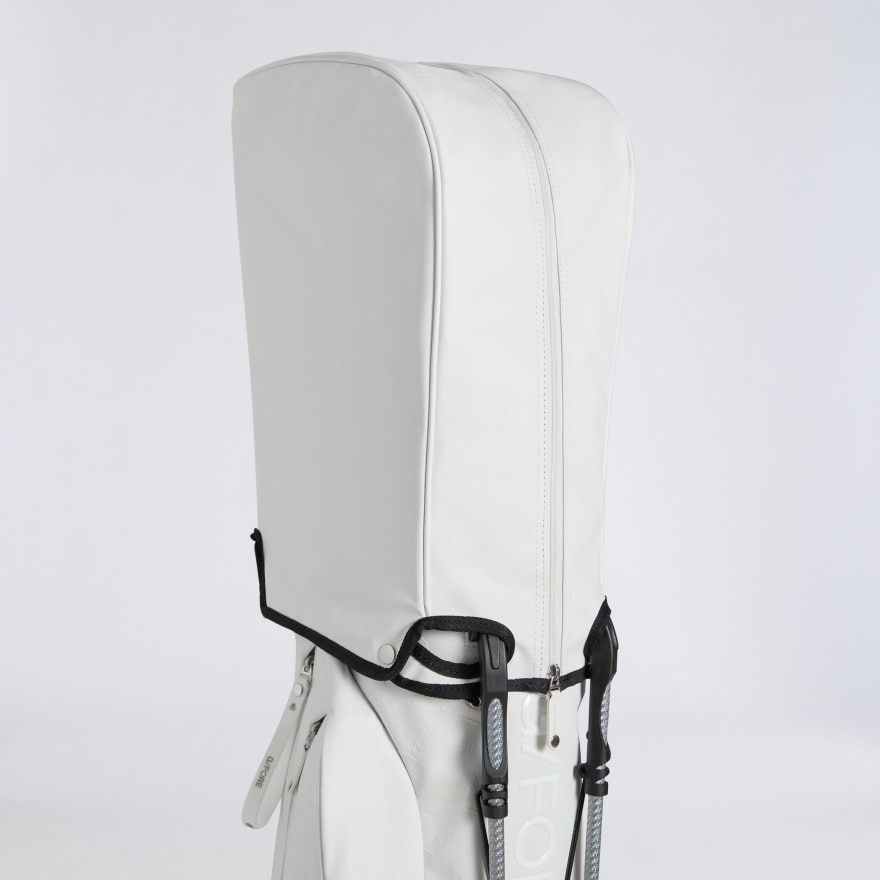 EMBOSSED SKULL & TEES DAYTONA CARRY GOLF BAG in Snow - Alternate Image 3