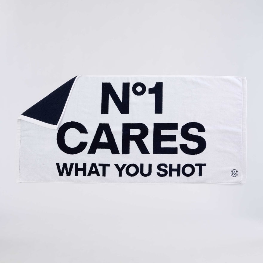 NO1 CARES GOLF TOWEL in Snow / Twilight - Alternate Image 1