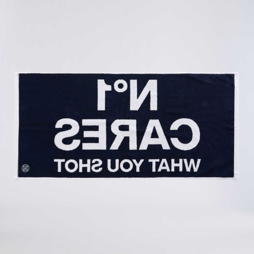 NO1 CARES GOLF TOWEL in Snow / Twilight - Alternate Image 2