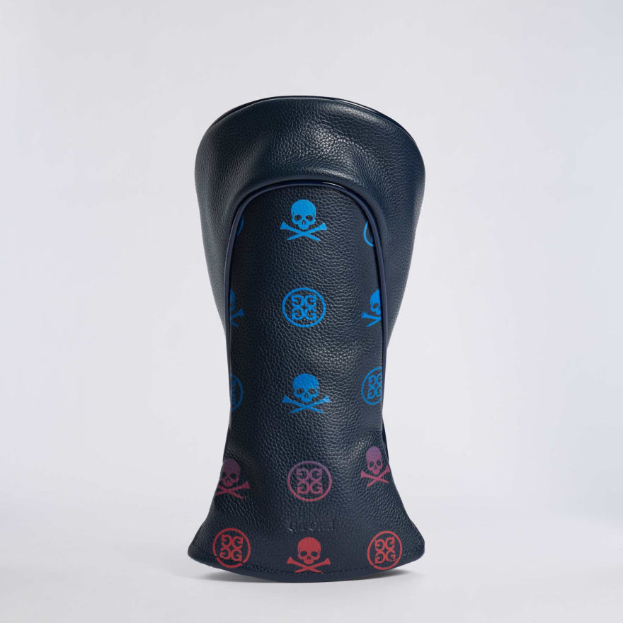 GRADIENT SKULL & TEES LEATHER 3-WOOD HEADCOVER in TWILIGHT MULTI - Alternate Image 1