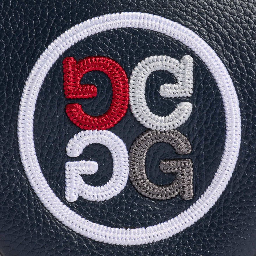 COLOUR BLOCK LEATHER MALLET HEADCOVER in RWB - Alternate Image 2