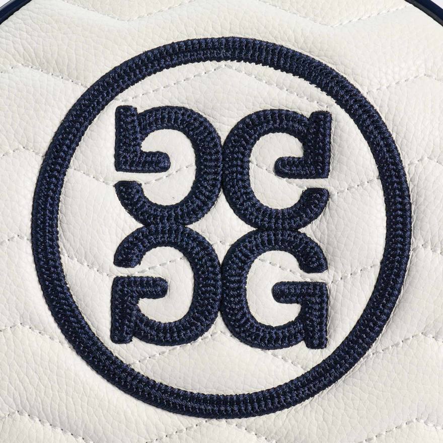 QUILTED LEATHER DRIVER HEADCOVER in RWB - Alternate Image 2