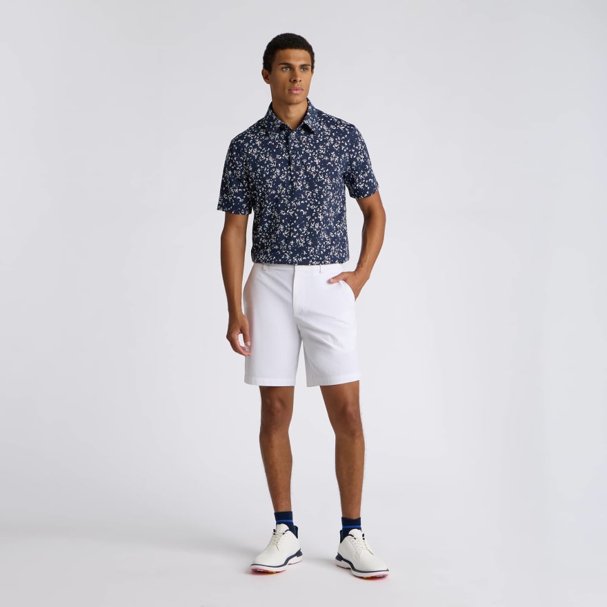 WILDFLOWER TECH JERSEY POLO in Twilight / Snow - Alternate Image 5