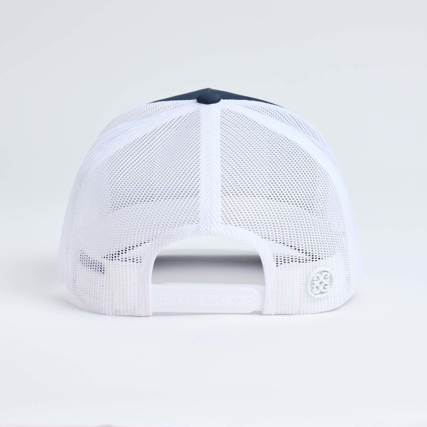 PRAY FOR BIRDIES RETRO MID TRUCKER HAT in TWILIGHT / RWB - Alternate Image 5