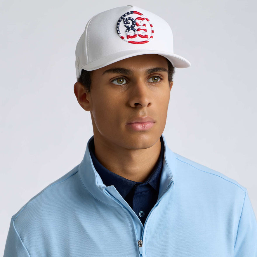 STARS & STRIPES DELTA HAT in SNOW / RWB - Alternate Image 2