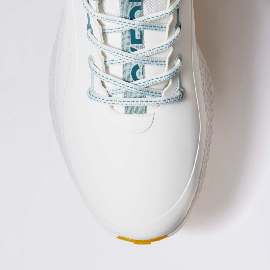 MEN'S MG4+ O2 G/LOCK GOLF SHOE in SNOW / FLY YELLOW - Alternate Image 6
