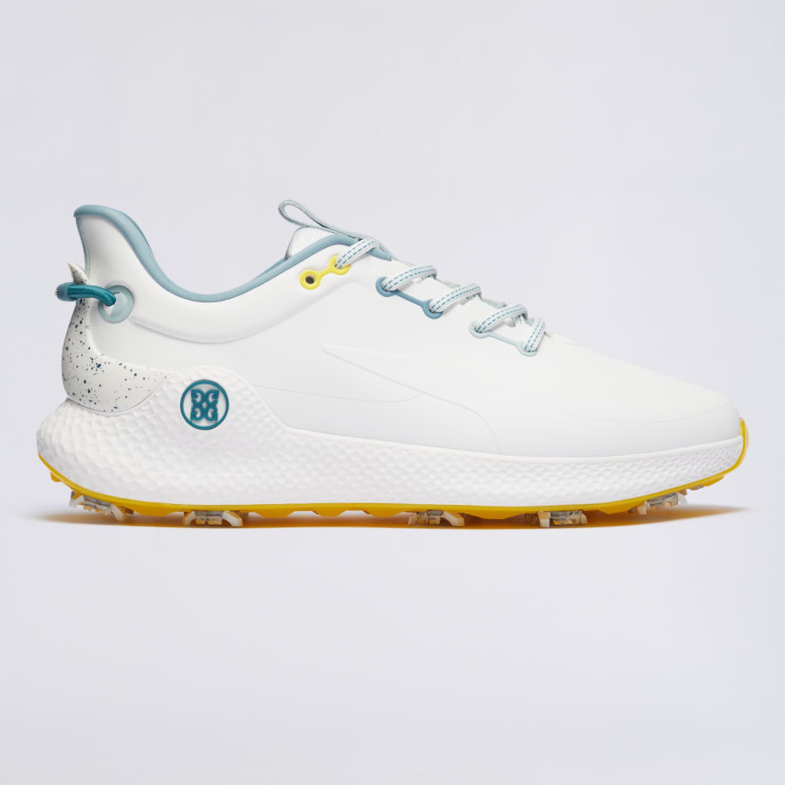 MEN'S MG4+ O2 G/LOCK GOLF SHOE in SNOW / FLY YELLOW - Alternate Image 2