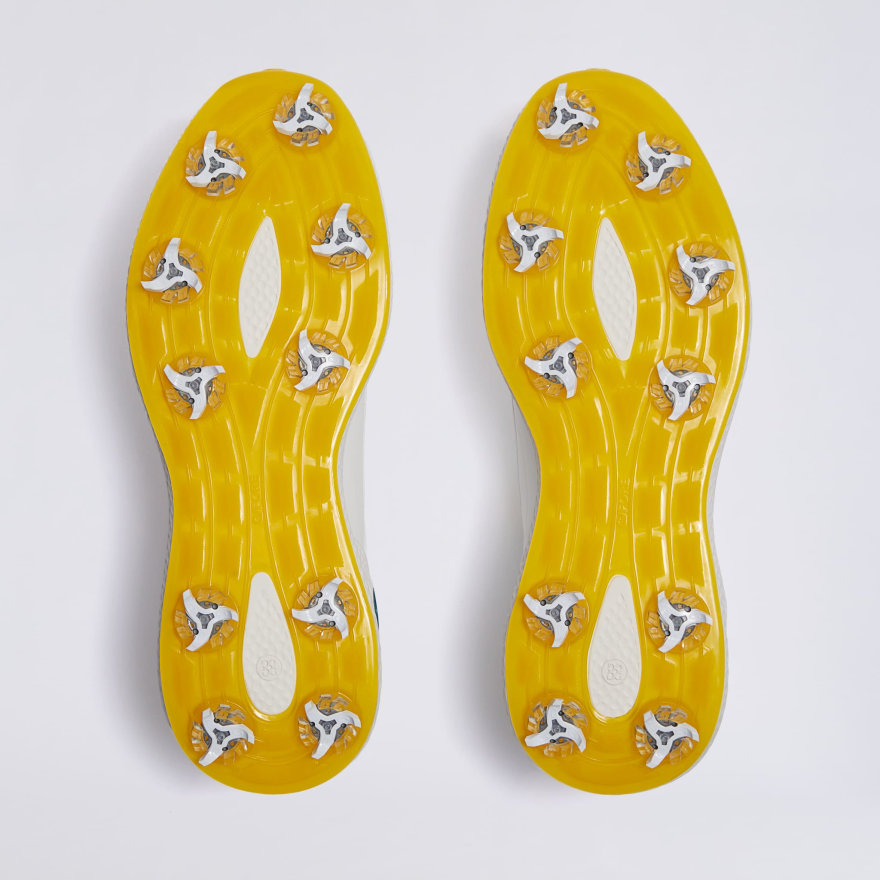MEN'S MG4+ O2 G/LOCK GOLF SHOE in SNOW / FLY YELLOW - Alternate Image 3