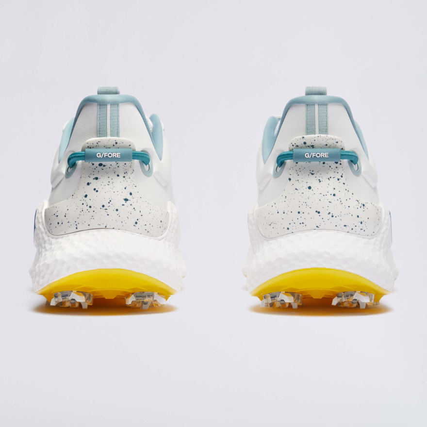 MEN'S MG4+ O2 G/LOCK GOLF SHOE in SNOW / FLY YELLOW - Alternate Image 4