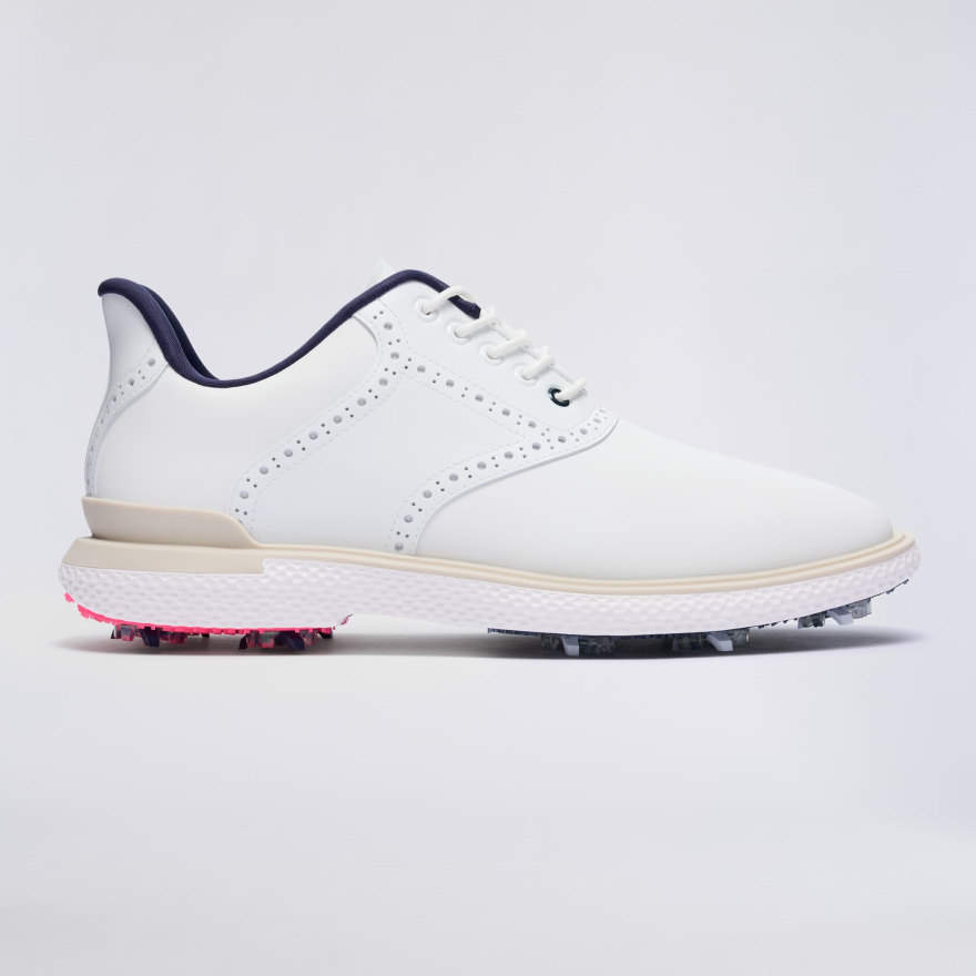 MEN'S GALLIVAN2R G/LOCK BROGUE SADDLE GOLF SHOE in SNOW/STONE - Alternate Image 2