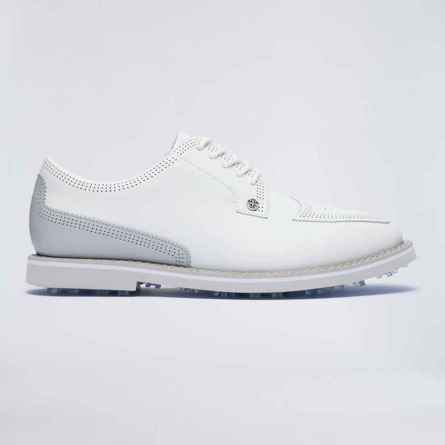 MEN'S GALLIVANTER LEATHER BROGUE GOLF SHOE in Snow / Nimbus - Alternate Image 2