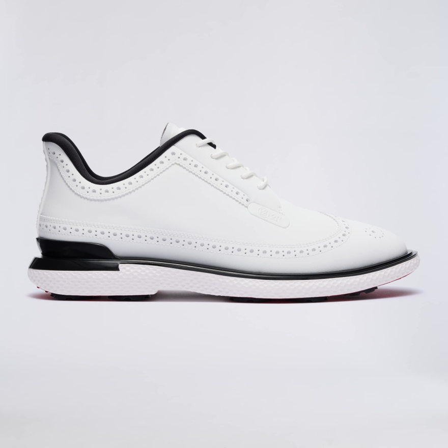 MEN'S GALLIVAN2R LONGWING GOLF SHOE in Snow / Onyx - Alternate Image 2