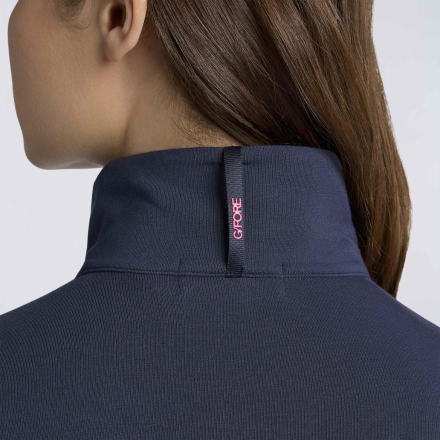 ALL PLAY LIGHTWEIGHT TERRY LONG SLEEVE 1/4 ZIP PULLOVER in Twilight - Alternate Image 4