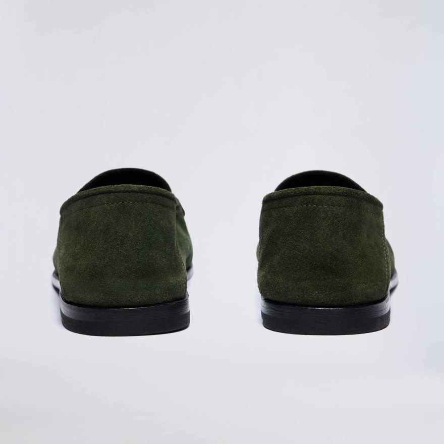 WOMEN'S METAL TEES SUEDE FLEX LOAFER in Pine - Alternate Image 4