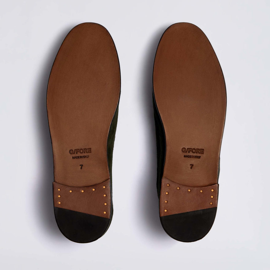 WOMEN'S METAL TEES SUEDE FLEX LOAFER in Pine - Alternate Image 3
