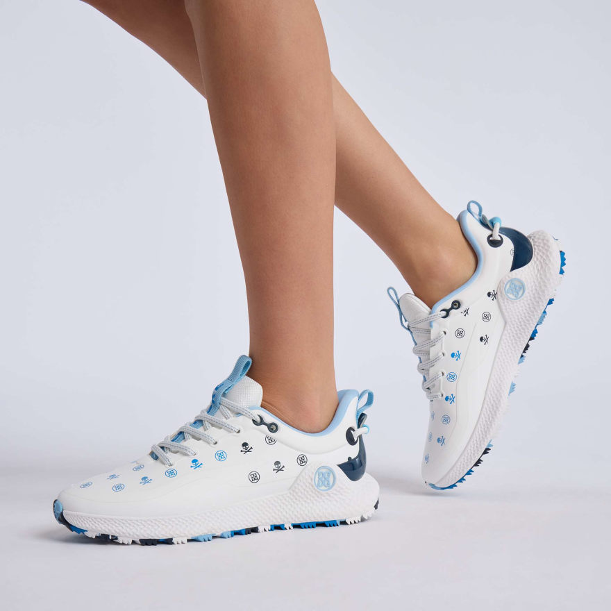 WOMEN'S MG4+ O2 GRADIENT SKULL & TEES GOLF SHOE in SNOW / MULTI - Alternate Image 5