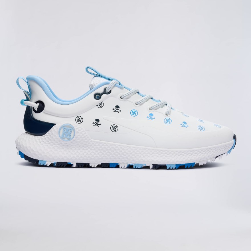 WOMEN'S MG4+ O2 GRADIENT SKULL & TEES GOLF SHOE in SNOW / MULTI - Alternate Image 2