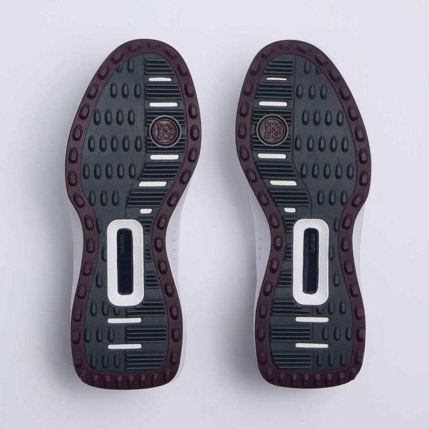 WOMEN'S G.112 GOLF SHOE in SNOW / DARK PLUM - Alternate Image 3