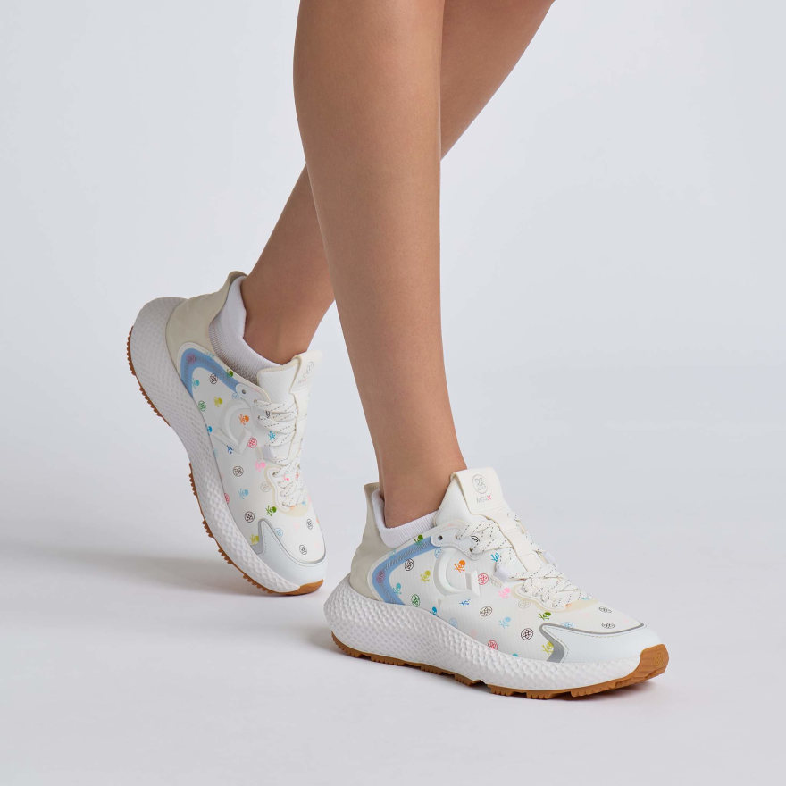 WOMEN'S MG4X2 SKULL & TEES HYBRID GOLF CROSS TRAINER in SNOW / MULTI - Alternate Image 7