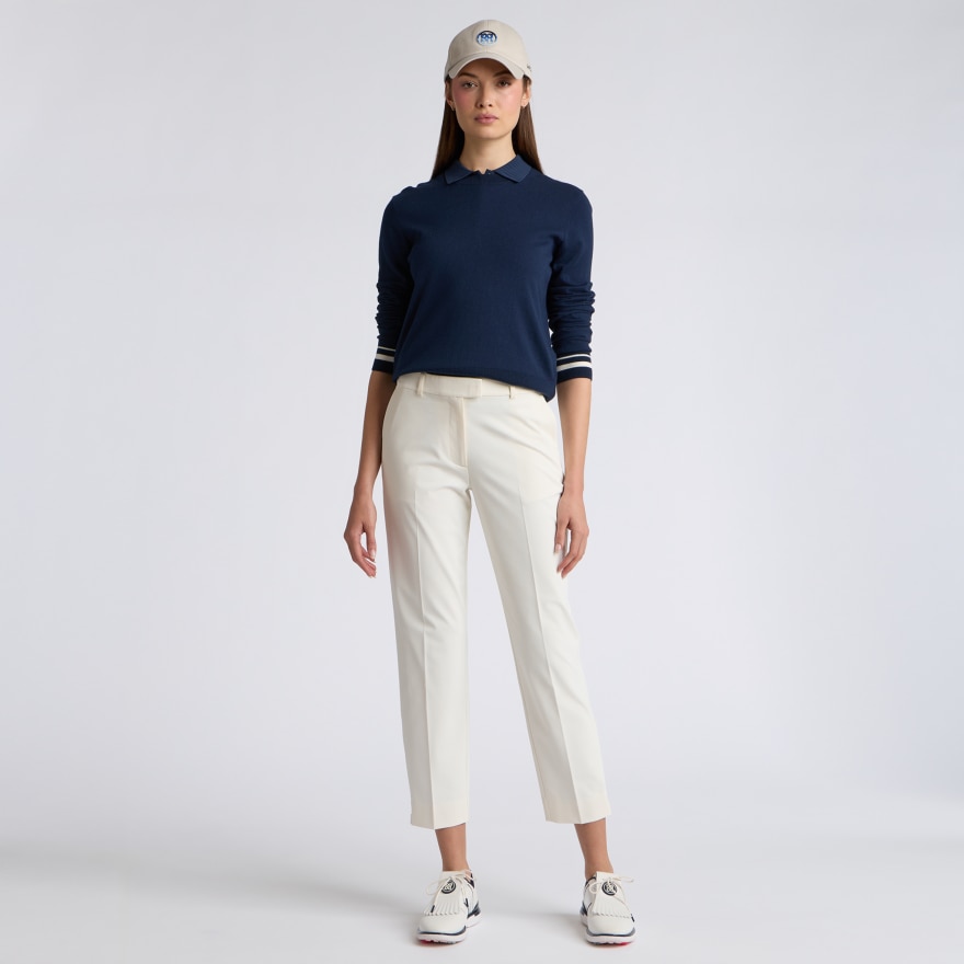 COOLING COTTON CREWNECK JUMPER in Twilight - Alternate Image 1