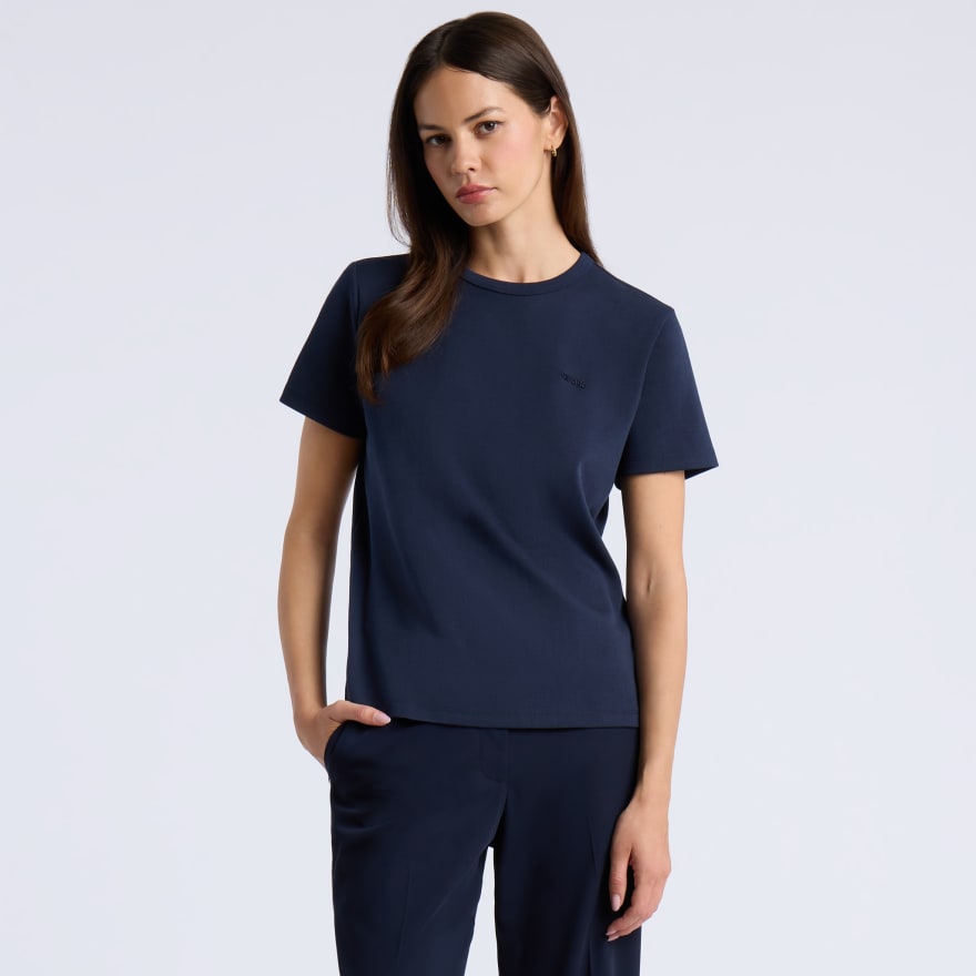 G/FORE EMBROIDERED COTTON TEE in Twilight - Alternate Image 2