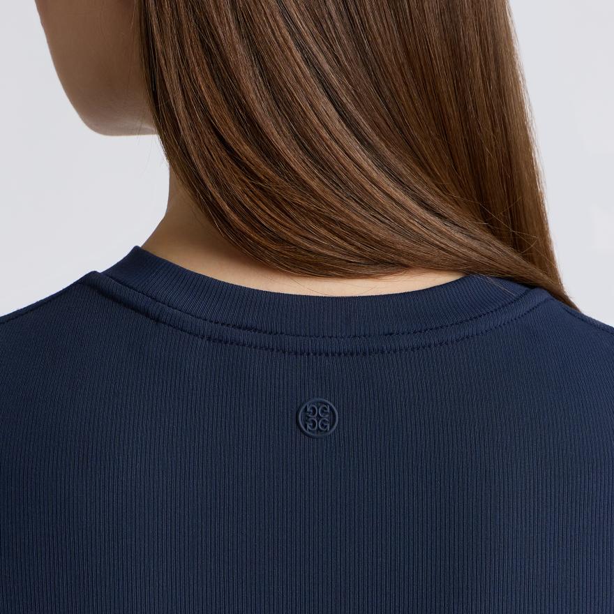 TECH NYLON RIB FITTED TEE in Twilight - Alternate Image 3