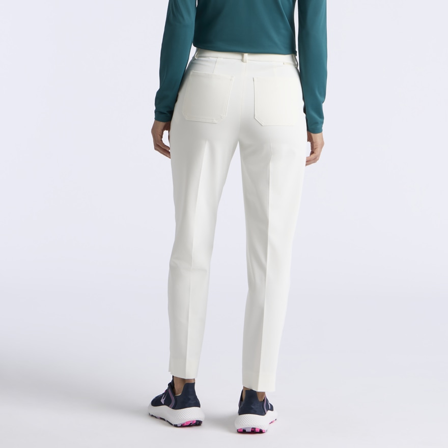 TUX SHADOW STRETCH STRAIGHT LEG TROUSER in CHALK WHITE - Alternate Image 3