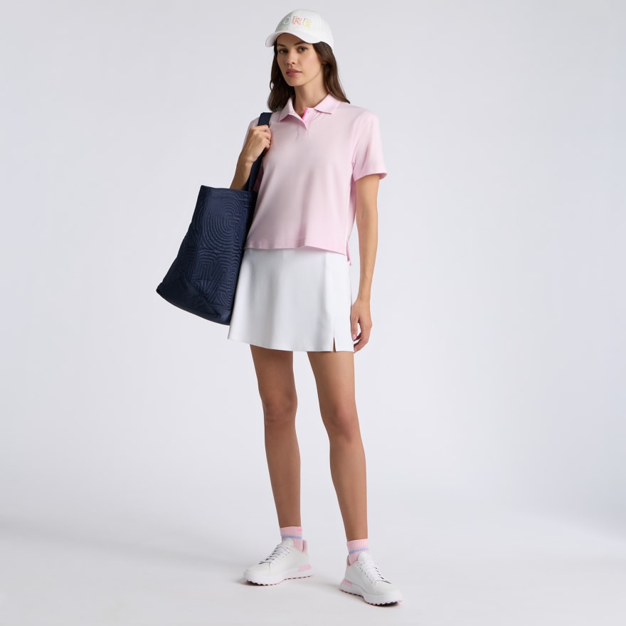 ALL PLAY TUX BOXY POLO in Blush - Alternate Image 1