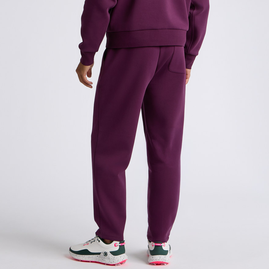 LTD RELEASE COTTON BLEND SCUBA PANT in DARK PLUM - Alternate Image 3