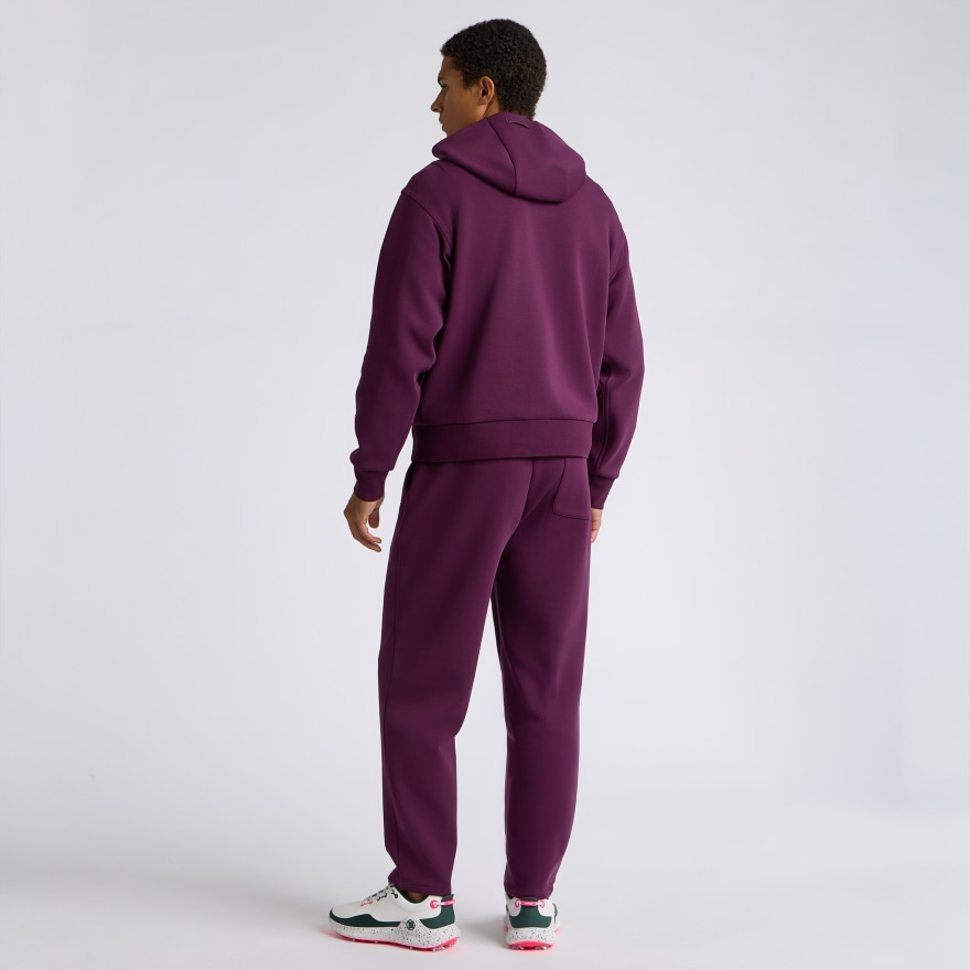 LTD RELEASE COTTON BLEND SCUBA PANT in DARK PLUM - Alternate Image 5