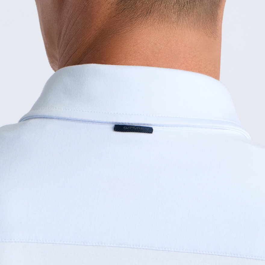 LUXE COTTON BLEND SHIRT in PALE BAJA - Alternate Image 4