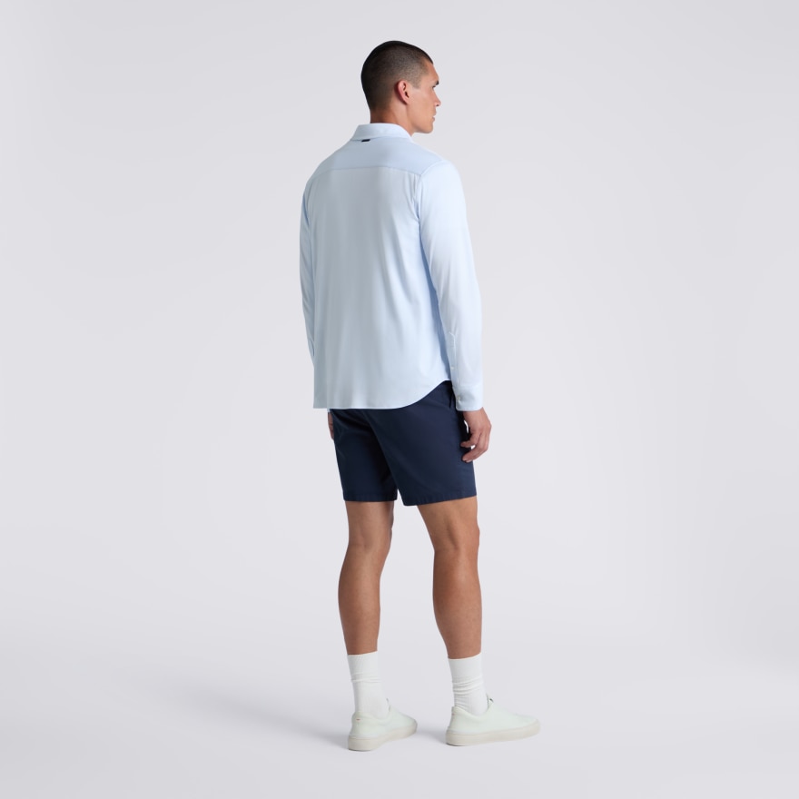 LUXE COTTON BLEND SHIRT in PALE BAJA - Alternate Image 6