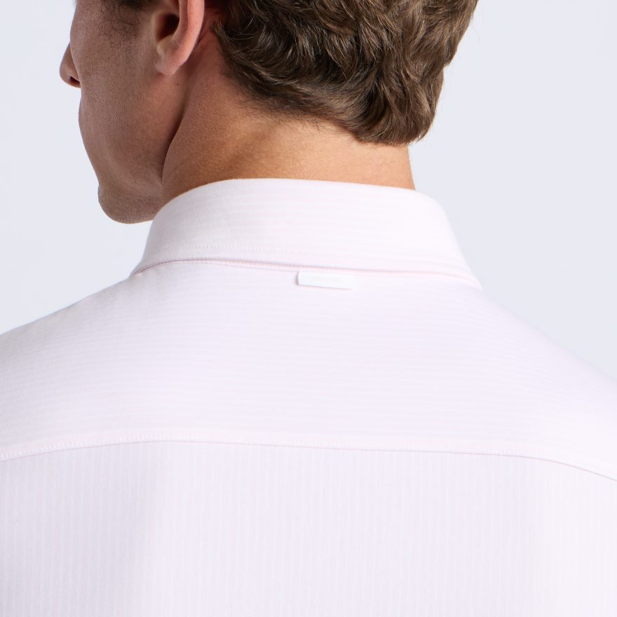 LTD RELEASE LUXE COTTON BLEND SHIRT in BLUSH/SNOW - Alternate Image 4
