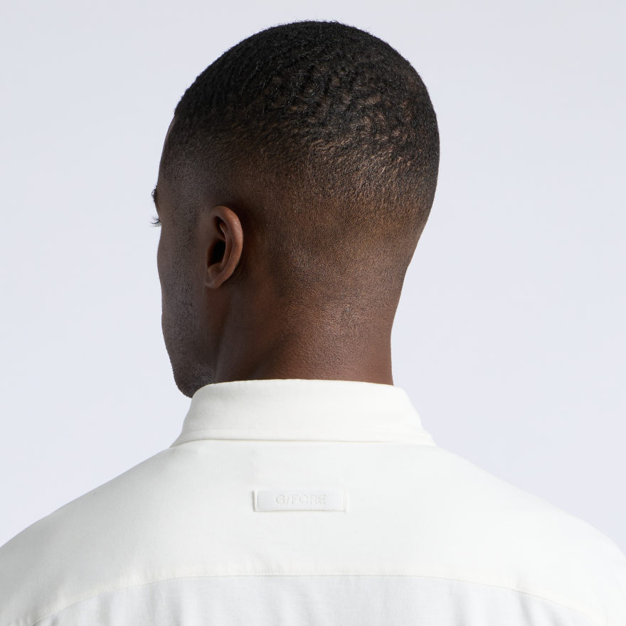 LTD RELEASE BRUSHED COTTON LONG SLEEVE SHIRT in Snow - Alternate Image 4