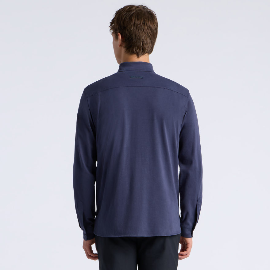 LTD RELEASE BRUSHED COTTON LONG SLEEVE SHIRT in Twilight - Alternate Image 3