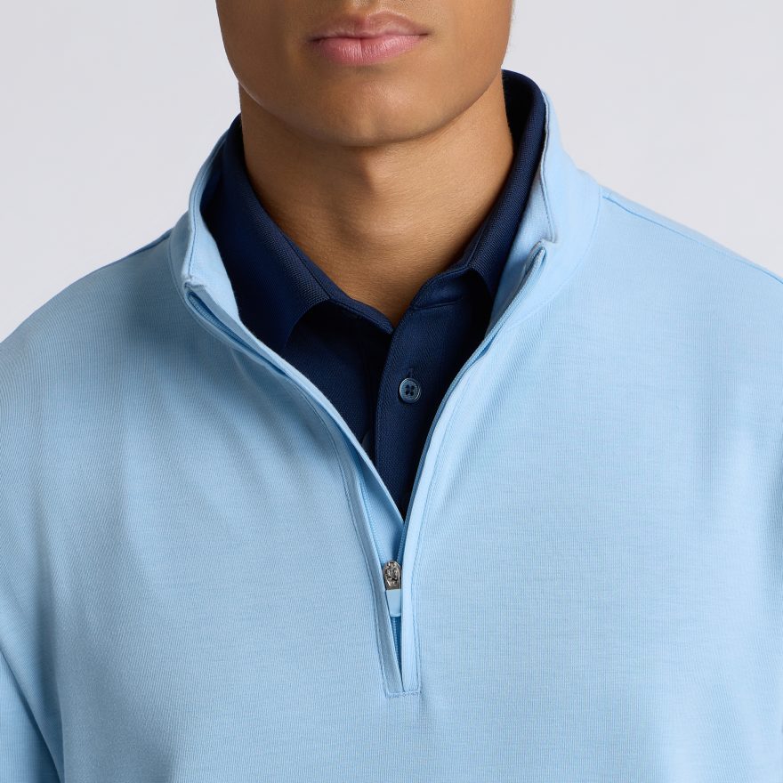 SOFT TOUCH JERSEY 1/4 ZIP in BAJA - Alternate Image 5