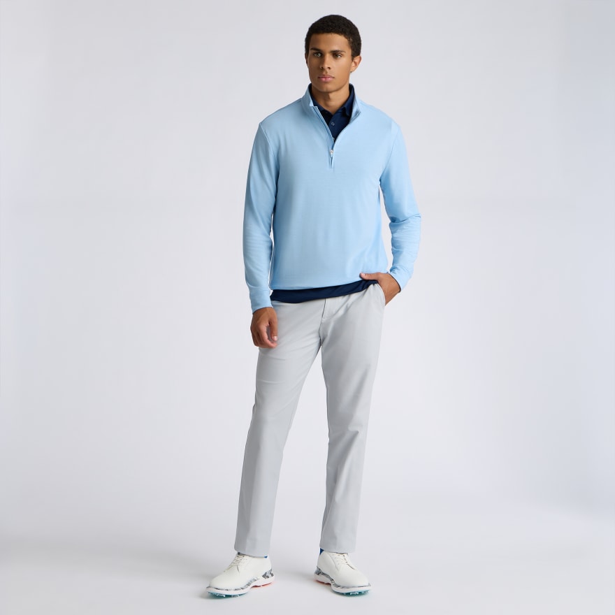SOFT TOUCH JERSEY 1/4 ZIP in BAJA - Alternate Image 6