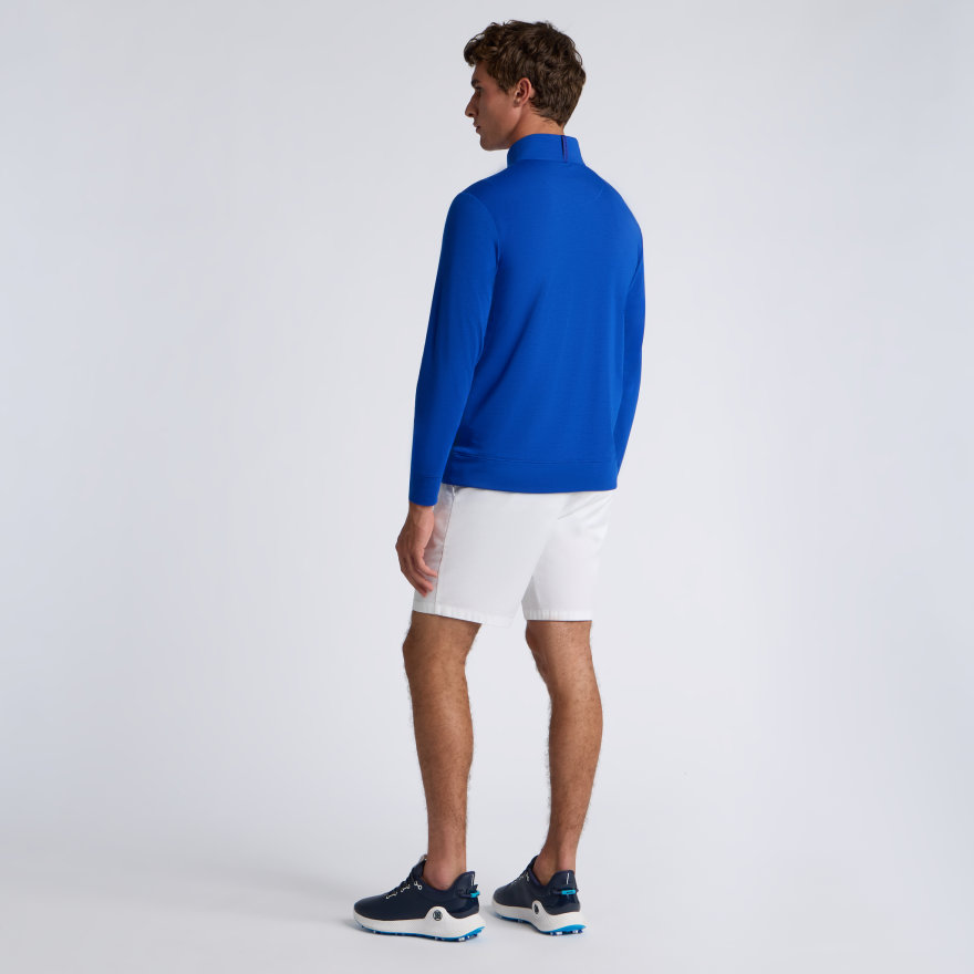 SOFT TOUCH JERSEY 1/4 ZIP in Cobalt - Alternate Image 7