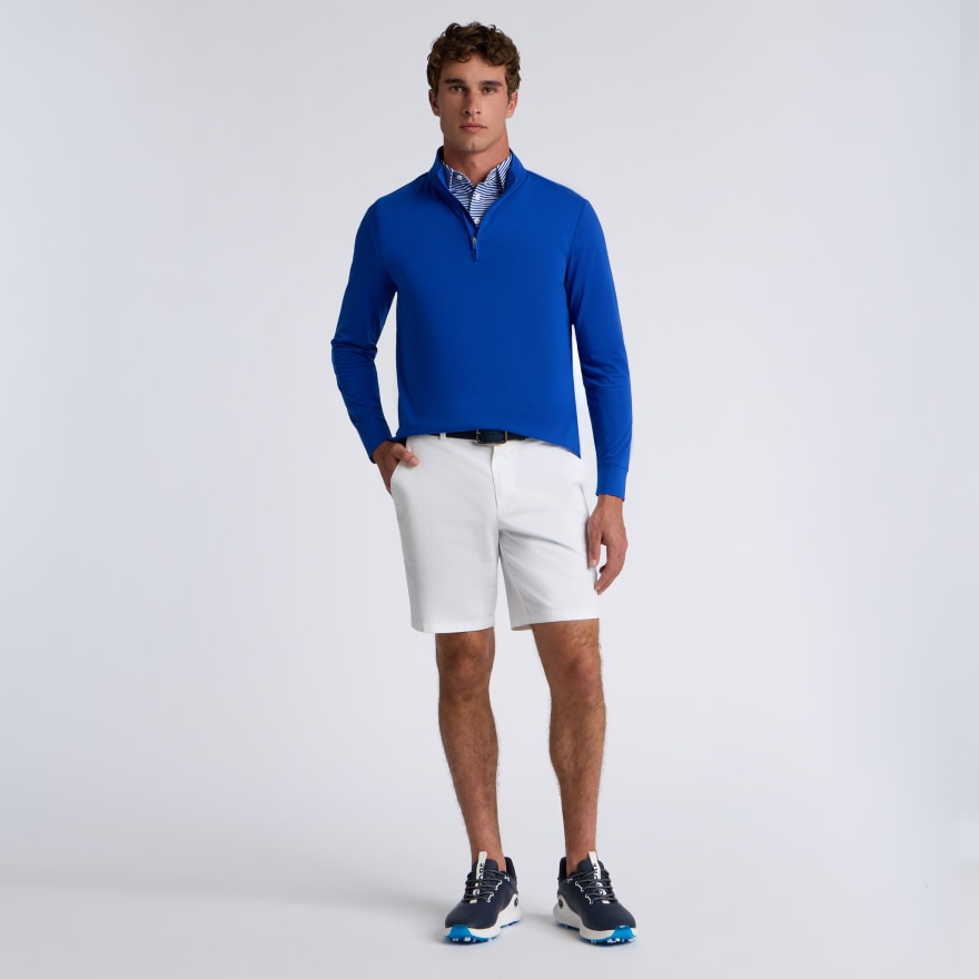 SOFT TOUCH JERSEY 1/4 ZIP in Cobalt - Alternate Image 6