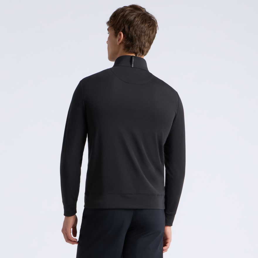 SOFT TOUCH JERSEY 1/4 ZIP in Onyx - Alternate Image 3