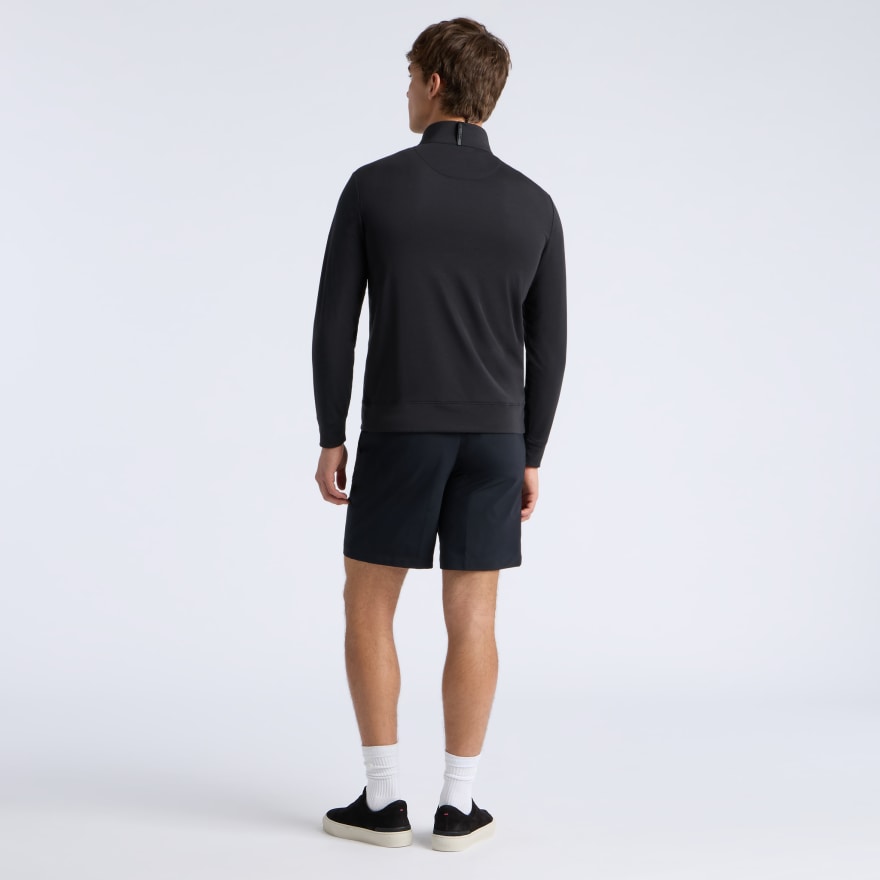 SOFT TOUCH JERSEY 1/4 ZIP in Onyx - Alternate Image 7