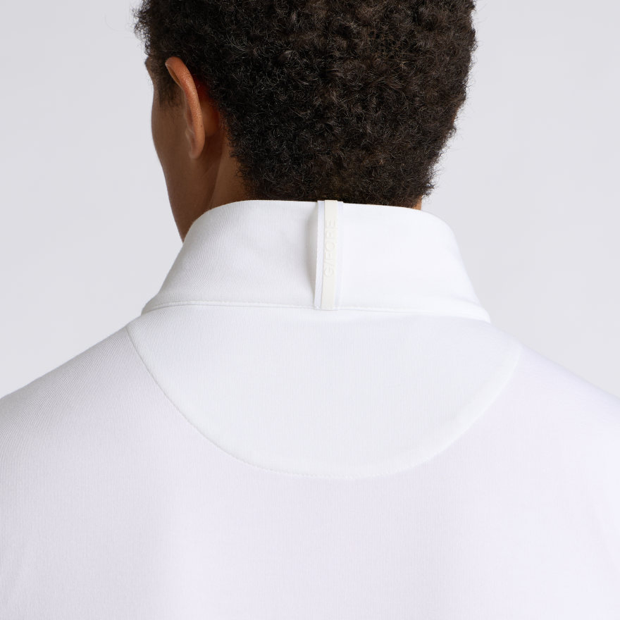 SOFT TOUCH JERSEY 1/4 ZIP in Snow - Alternate Image 3