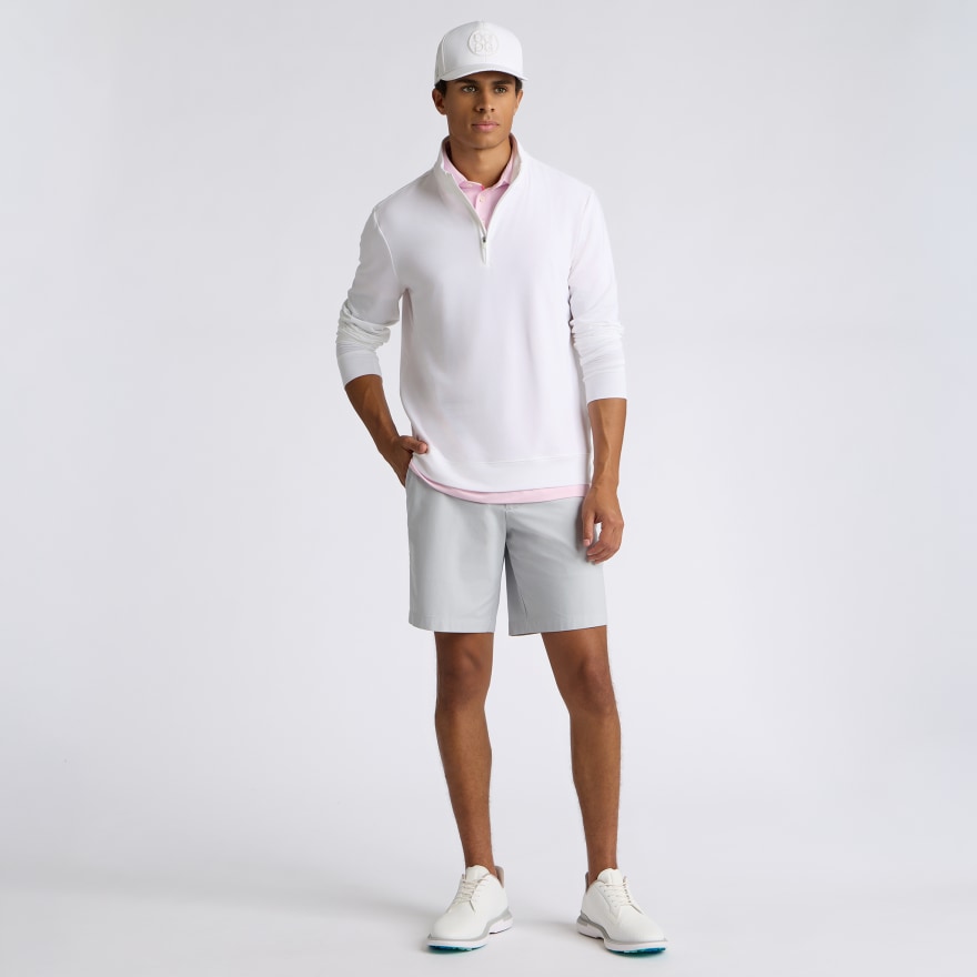 SOFT TOUCH JERSEY 1/4 ZIP in Snow - Alternate Image 5