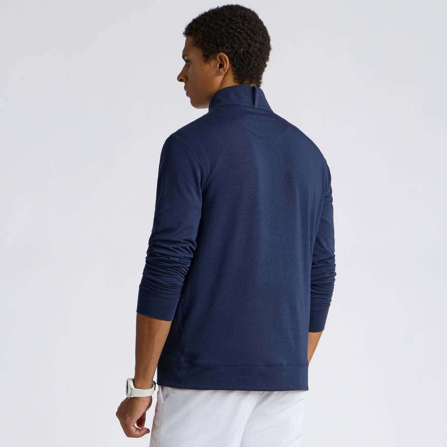 SOFT TOUCH JERSEY 1/4 ZIP in Twilight - Alternate Image 2