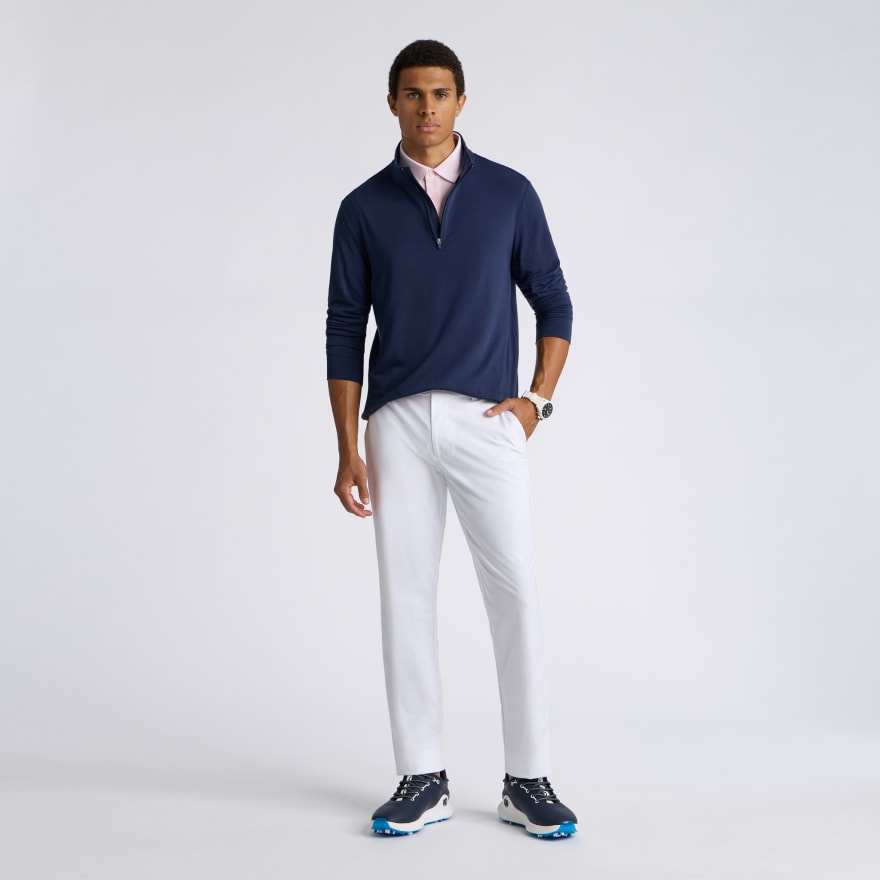 SOFT TOUCH JERSEY 1/4 ZIP in Twilight - Alternate Image 5