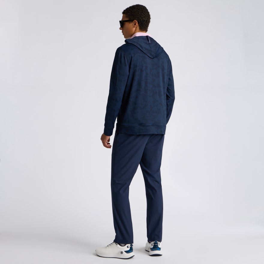 CAMO JACQUARD JERSEY HOODIE in Twilight - Alternate Image 4
