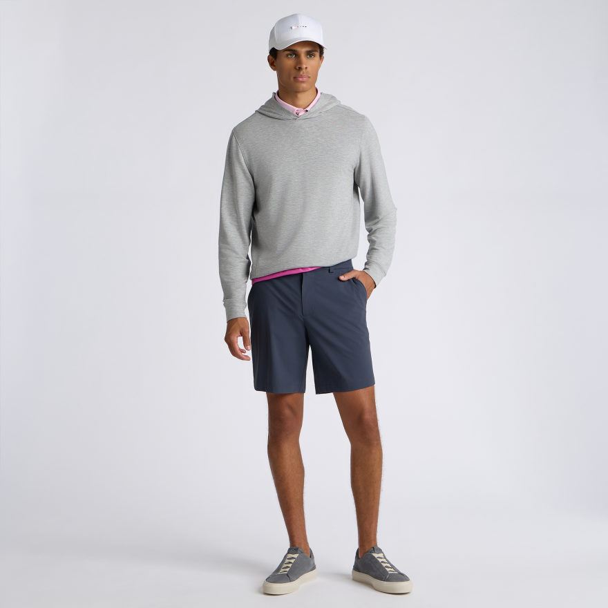 ALL PLAY TERRY HOODIE in NIMBUS MELANGE - Alternate Image 1