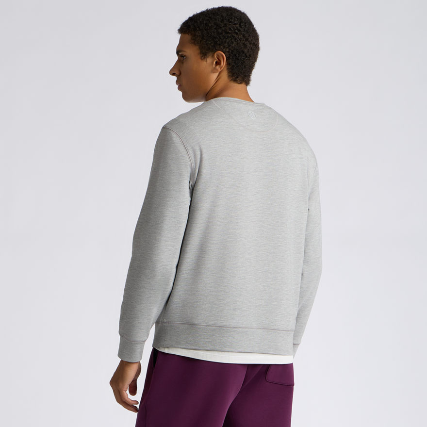 ALL PLAY TERRY CREWNECK in NIMBUS MELANGE - Alternate Image 3