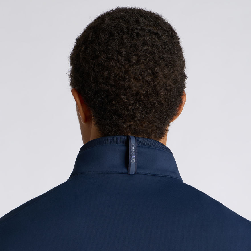 BRUSHED BACK TECH TERRY 1/4 ZIP PULLOVER in Twilight - Alternate Image 4