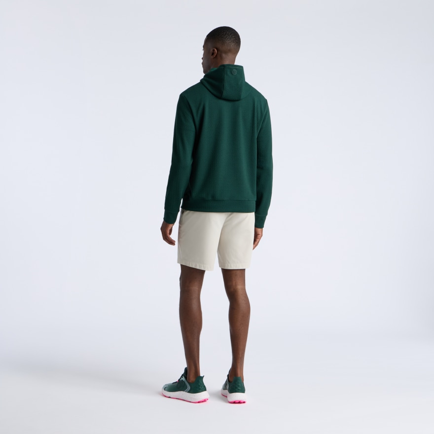 PEBBLE QUILTED HOODIE in Pine - Alternate Image 6